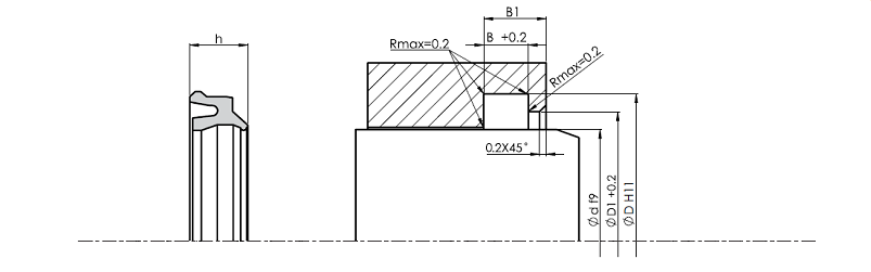 Single Acting Combined Pneumatic Rod Seal Technical Information